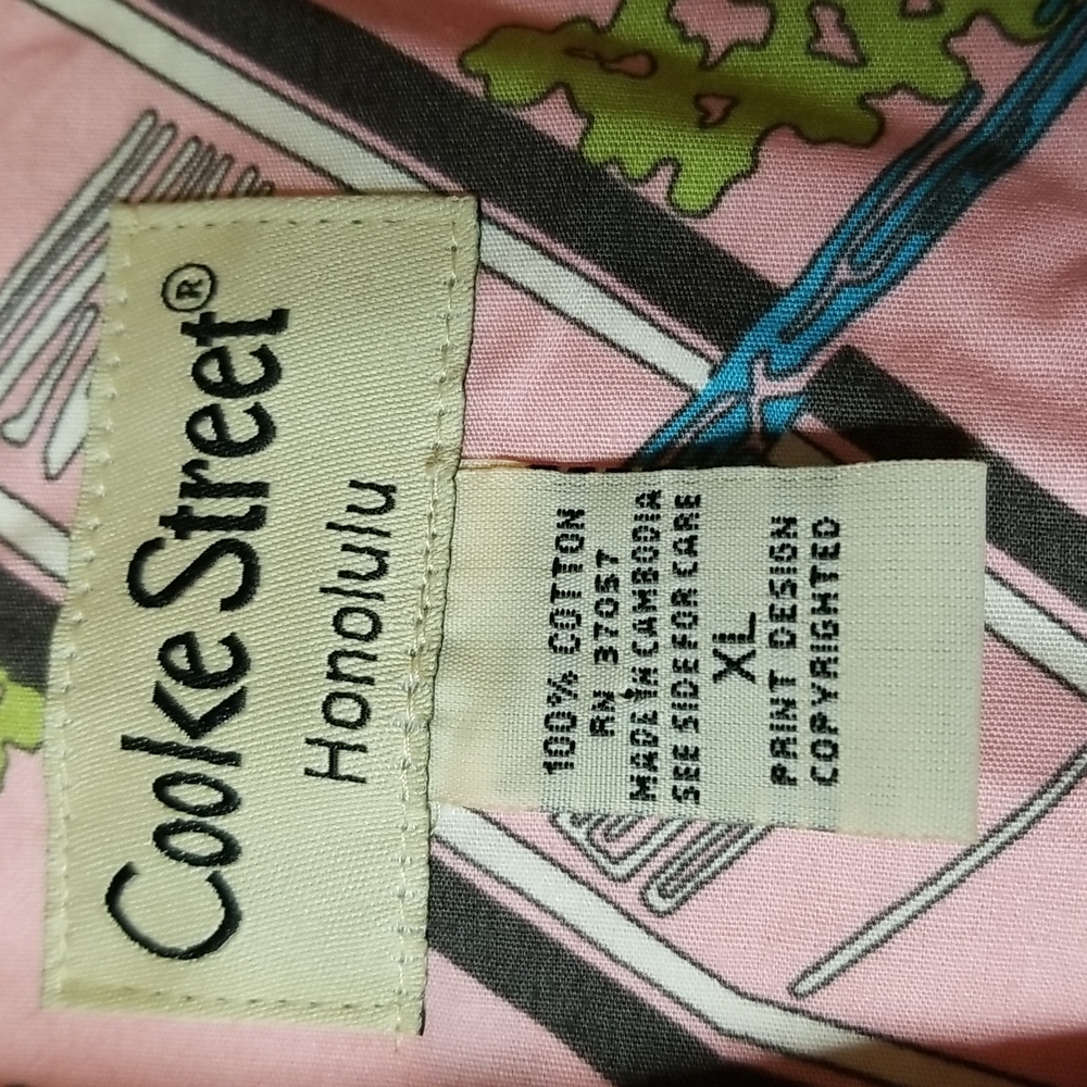 Men's Cooke Street *rare print* Hawaiian shirt - Picture 5 of 5